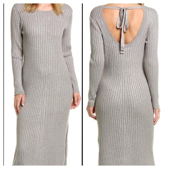 Wayf x dede & emily Ribbed Knit MIDI Dress, New with Tags - Picture 1 of 7
